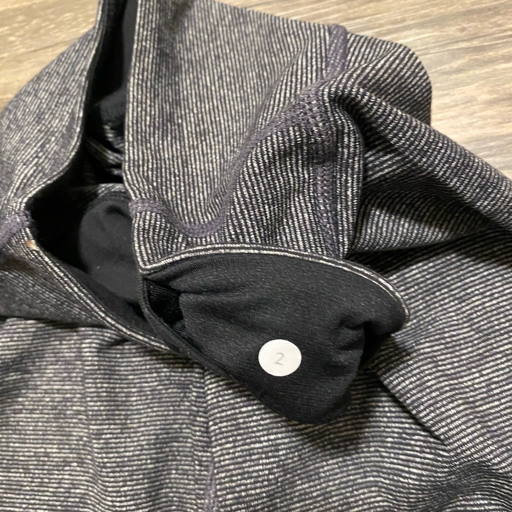 Lululemon Wunder Under Crop Wee Stripe Heathered - image 6